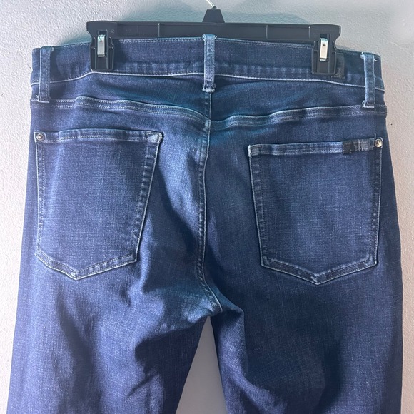 7 For All Mankind Dark Wash Slim Fit Jeans Mens Size 32x32 - Picture 7 of 10